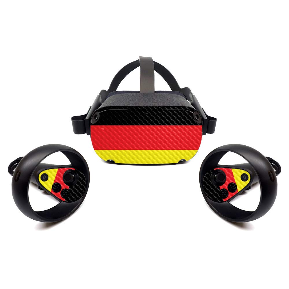 MightySkins Carbon Fiber Skin for Oculus Quest - German Flag | Protective  Durable Textured Carbon Fiber Finish | Easy to Apply  Remove  and Change Styles | Made in The USA