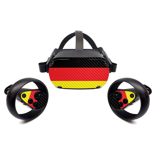 MightySkins Carbon Fiber Skin for Oculus Quest - German Flag | Protective  Durable Textured Carbon Fiber Finish | Easy to Apply  Remove  and Change Styles | Made in The USA