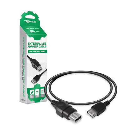 Tomee External USB Adapter Cable for Xbox - Black, Model M07372