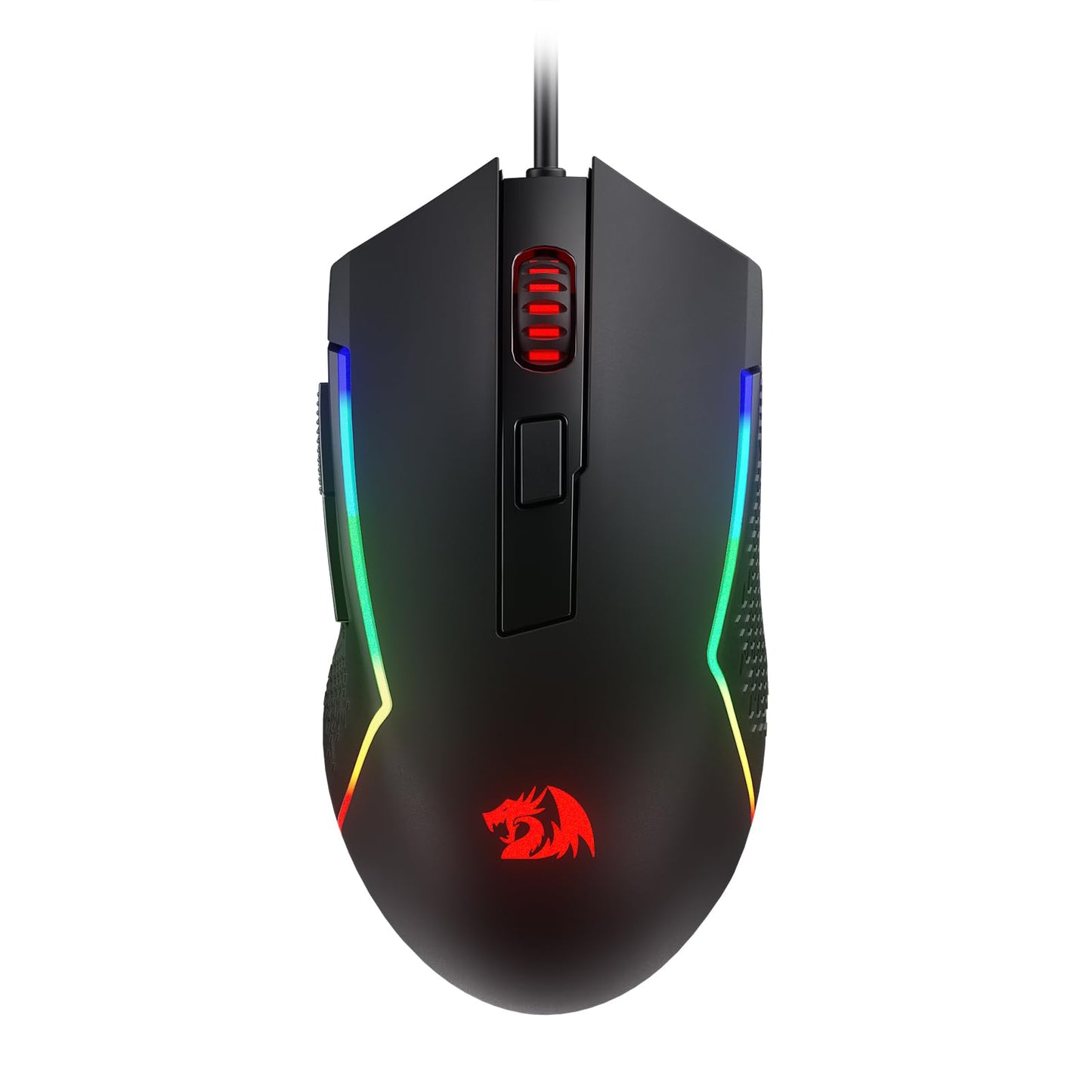Redragon M616 RGB Gaming Mouse  10000 DPI Wired Optical Mouse with 6 Programmable Buttons & 8 Backlit Modes  Software Supports DIY Keybinds