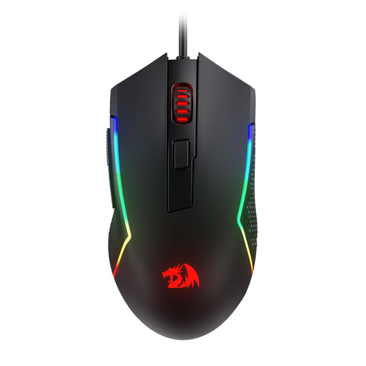 Redragon M616 RGB Gaming Mouse  10000 DPI Wired Optical Mouse with 6 Programmable Buttons & 8 Backlit Modes  Software Supports DIY Keybinds