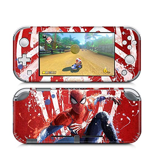TgDPLUE Skin Sticker for Nintendo Switch Lite Switch Lite Vinyl Protective Wrap cover Sticker Full Set Skin Protective Film Sticker-Red