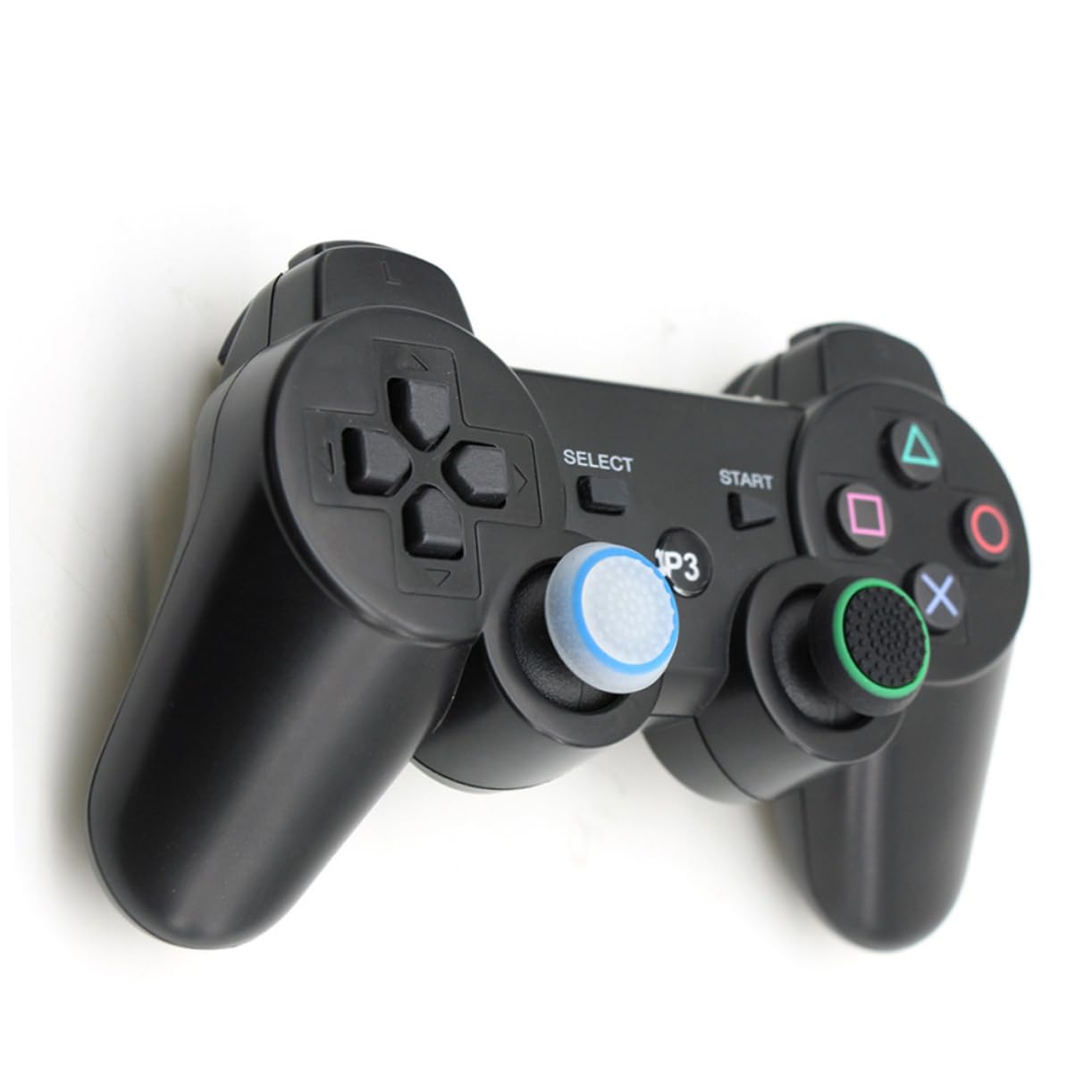 BRIGHTFUFU 2pcs Slip Silicone Thumb Grips Stick Caps for Controller Gaming Easy Install Protect Analog Sticks