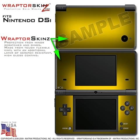 WraptorSkinz Decal Style Skin Compatible with Nintendo DSi - Colorburst Yellow Skin Kit