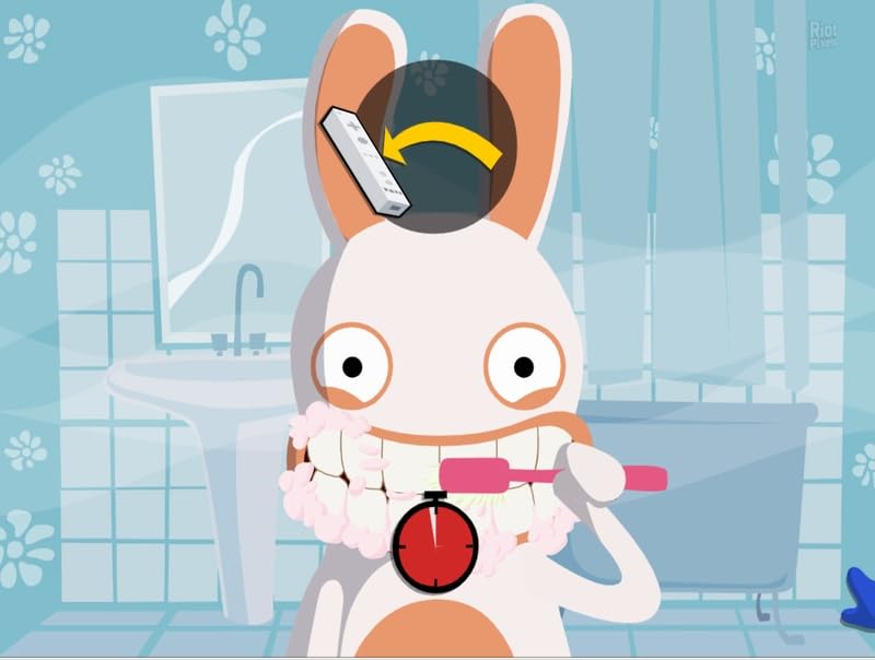 Ubisoft Rayman Raving Rabbids TV Party Game - Model 16495 for Nintendo Wii