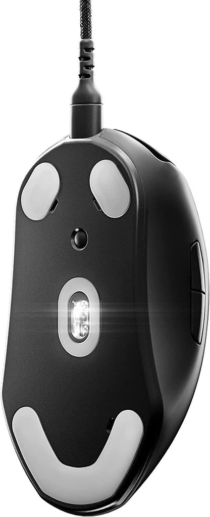 SteelSeries Esports Mini FPS Gaming Mouse - Ultra Light 61g, 5 Programmable Buttons, 18K CPI, RGB Lighting, Wired, Black, Model 62421
