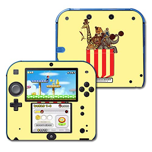 MIGHTY SKINS Nintendo 2DS Skin - Pocket Circus Vinyl Decal Wrap, Easy Apply/Remove, Durable Protection, Made in USA