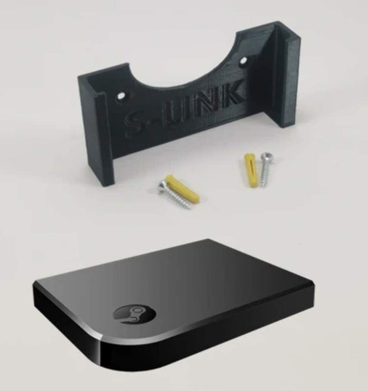 3D Cabin 3D Wall Mount Bracket Holder for Steam Link - White, Model: 3D SL WM 1 WHITE
