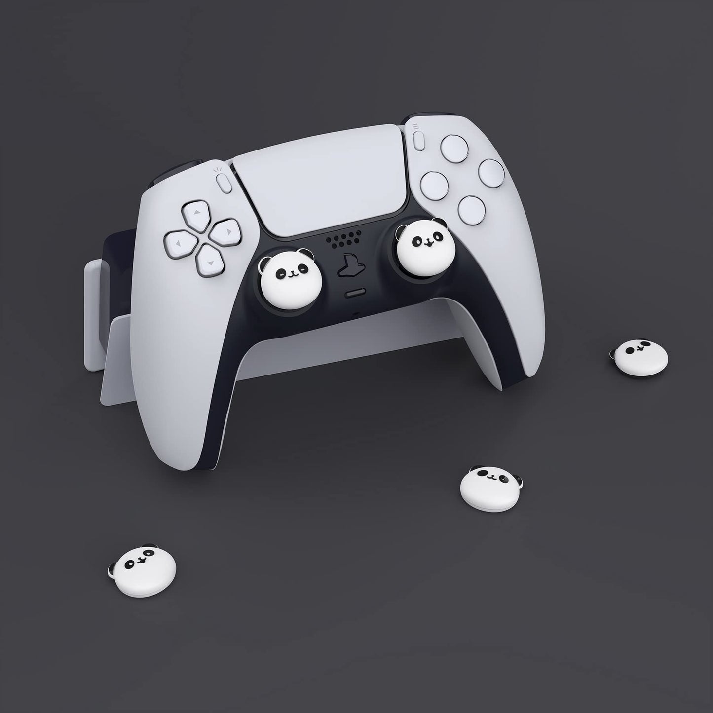 PlayVital Thumb Grip Caps for PS5, PS4, Xbox Series X/S, Switch 2 Pro - Chubby Panda, Model PJM3012