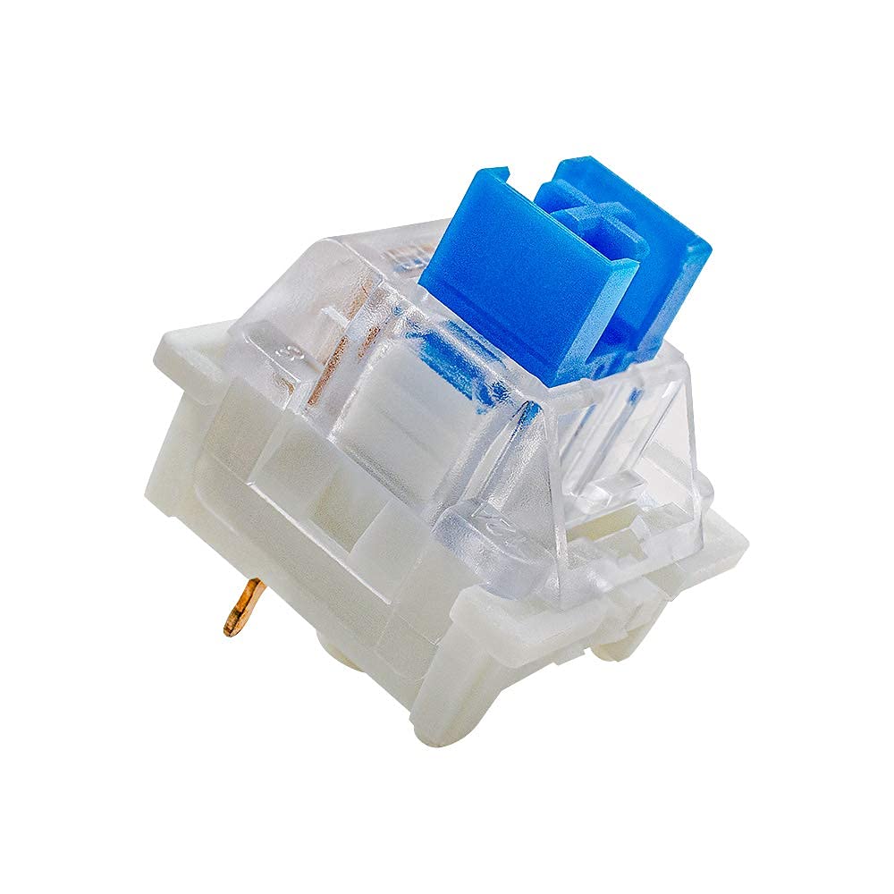 outemu Blue Switches 32 Pack  3-Pin Clicky Tactile 50gf Dustproof Key Switches -DIY Replaceable for Mechanical Keyboard