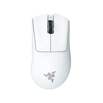 Razer DeathAdder V3 Pro Wireless Gaming Mouse - 64g Lightweight, 30K DPI Sensor, 8 Programmable Controls, White