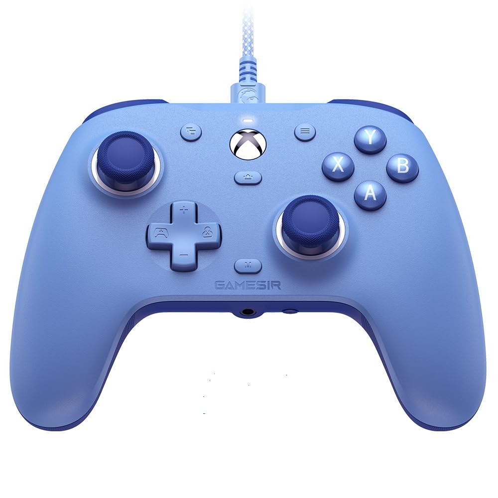 GameSir G7 SE Blue Wired Xbox Controller for PC  Xbox Series X/S  Xbox One  Officially Licensed Hall Effect Xbox Controller with 3.5mm Earphone Port  2 Mappable Back Buttons  1000hz  Anti Stick-Drift