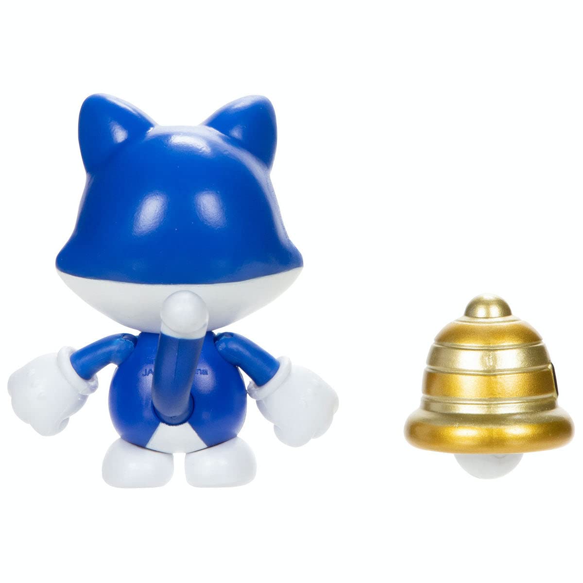 JAKKS Pacific SUPER MARIO Cat Toad Figure, 4" Orange Toy, World of Nintendo Collectible