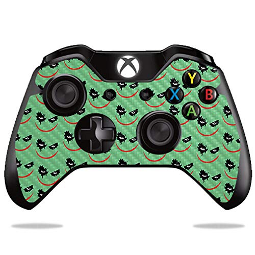 MightySkins Carbon Fiber Skin for Microsoft Xbox One or One S Controller - Why So Serious | Protective  Durable Textured Carbon Fiber Finish | Easy to Apply  Remove | Made in The USA