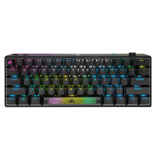 Corsair K70 PRO MINI Wireless RGB Mechanical Gaming Keyboard - 60% Size, Black, Cherry MX Speed, Aluminum Frame, Model CH-9189014-NA