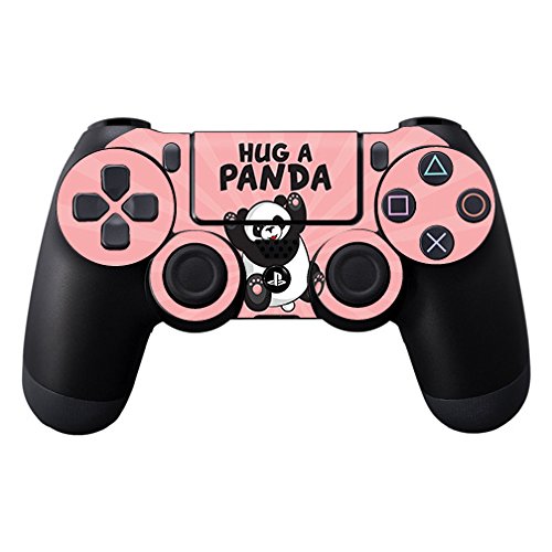 MIGHTY SKINS PS4 Controller Skin - Hug A Panda | Durable Vinyl Decal Wrap | Easy to Apply & Remove | Made in The USA