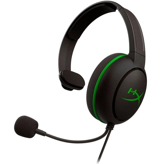 HyperX CloudX Chat Headset - Xbox Licensed, Noise-Cancellation Mic, In-Line Controls, Wired, Black, Model HX-HSCCHX-BK/WW