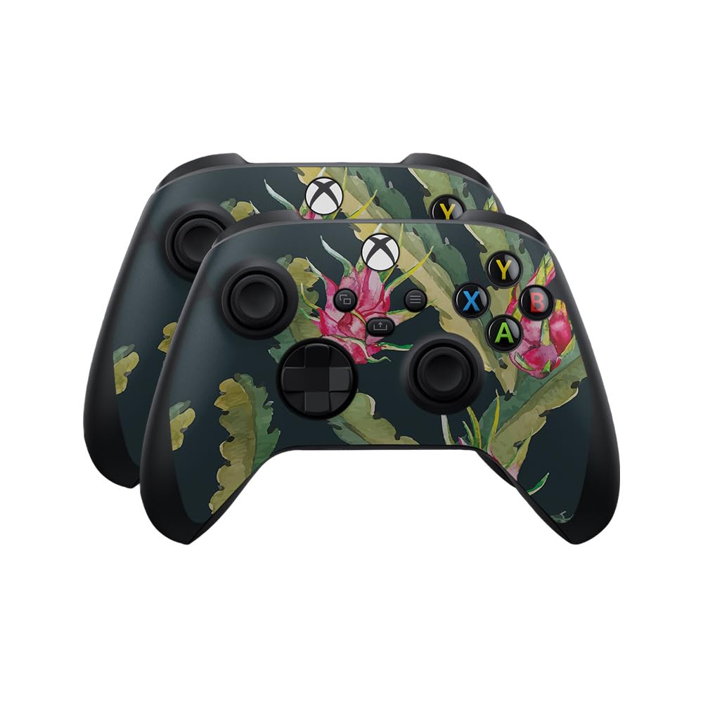 Skin Compatible with Microsoft Xbox Series X|S Controller (2 Pack) - Dragonfruit - Premium 3M Vinyl Protective Wrap Decal Cover - Easy to Apply | Crafted in The USA by MightySkins