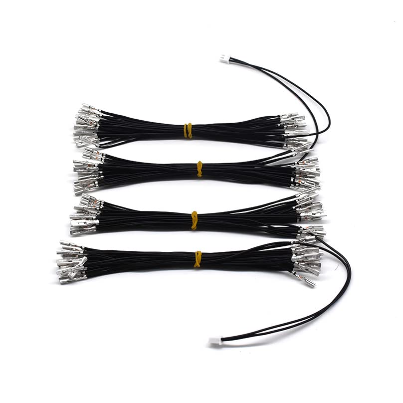 Arcity Arcade Cable Wire LED Button Power Cable Daisy Chain 0.110 Inch Terminals for USB Encoder, MAME, Raspberry Pi - Model HY-PJ099-4