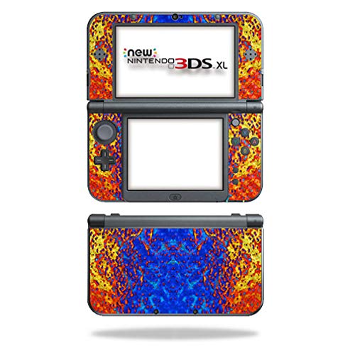 MightySkins Carbon Fiber Skin for Nintendo New 3DS XL (2015) - Melting | Protective  Durable Textured Carbon Fiber Finish | Easy to Apply  Remove  and Change Styles | Made in The USA