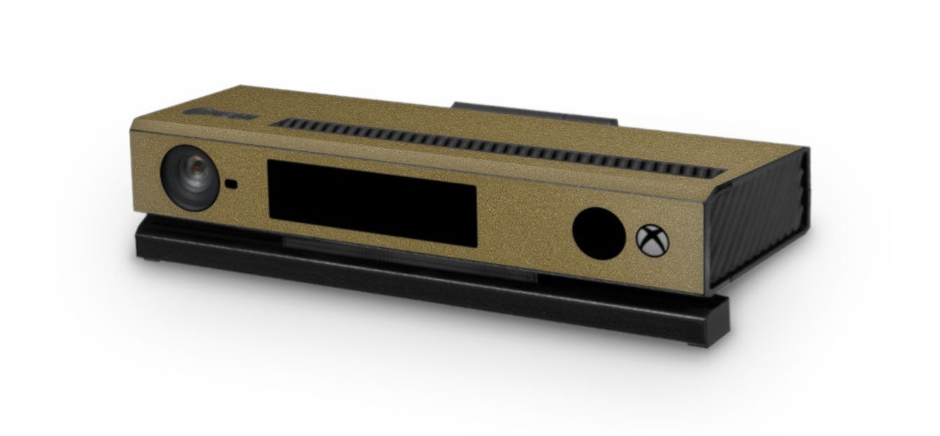 giZmoZ n gadgetZ Xbox One Metallic Gold Console Skin Decal & Controller Skins - Compatible with Xbox One & Kinect
