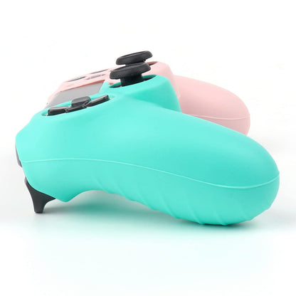 RALAN PS4 Controller Skin - Silicone Non-Slip Grip Cover in Greenish Pink for PS4/PS4 Slim/PS4 Pro with 2 Thumb Grip Caps