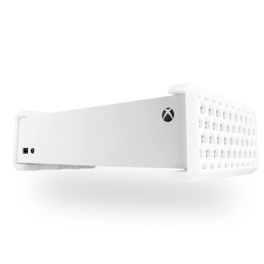 Glistco Stealth Mount - Under Desk Mount compatible with Xbox Series S - White