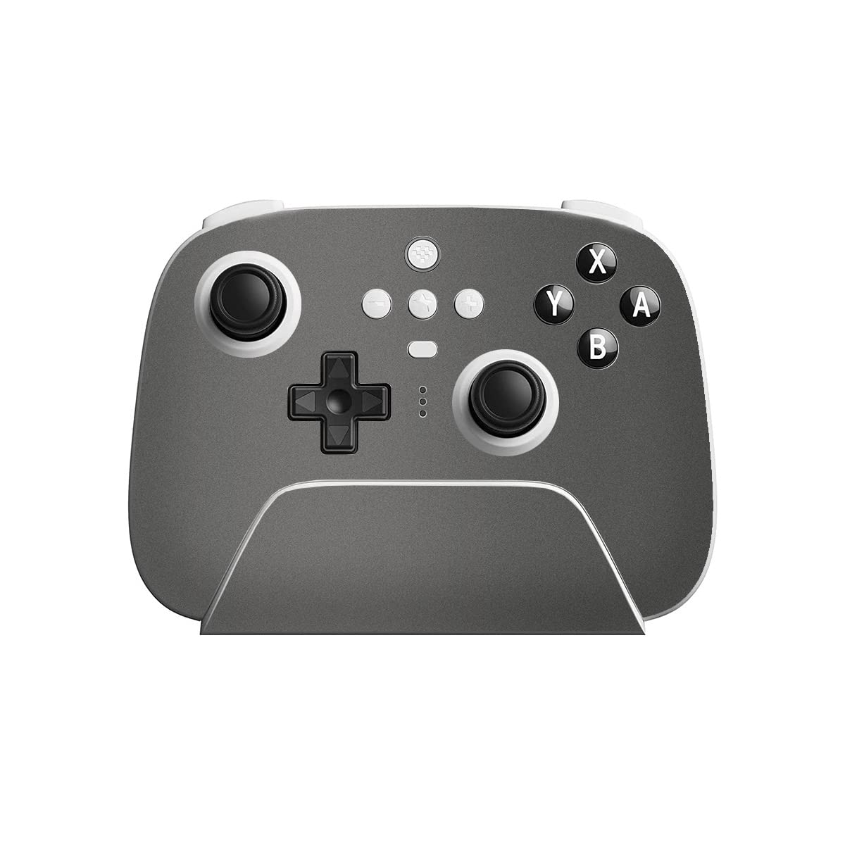 SopiGuard Sticker Skin for 8Bitdo Ultimate Wireless Controller Front and Buttons (Matte Gunmetal Grey)