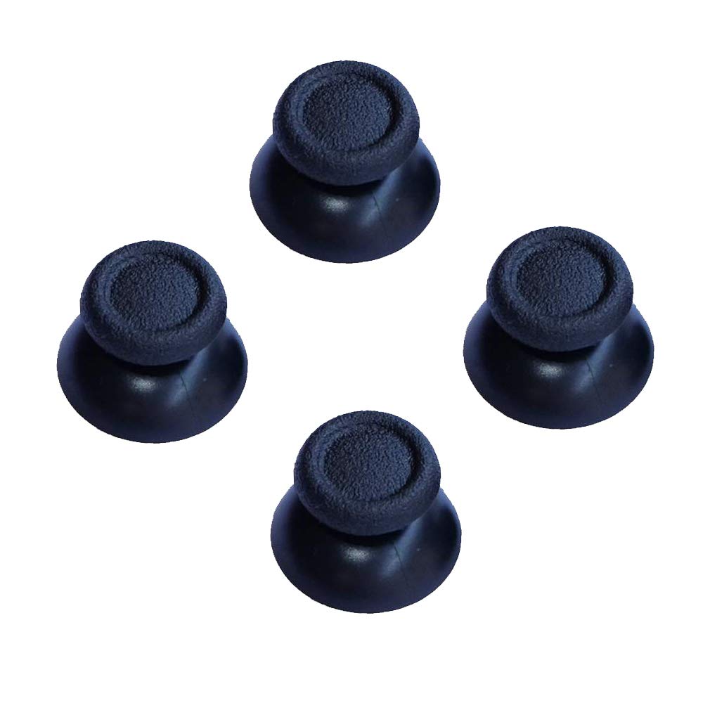 XINKEEN 2 Pairs Analog Thumbsticks for PS4 Controller - Black, Model P4000