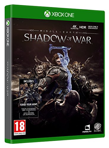 WARNER BROS Middle-earth: Shadow of War for Xbox One - Standard Edition, Model 220360
