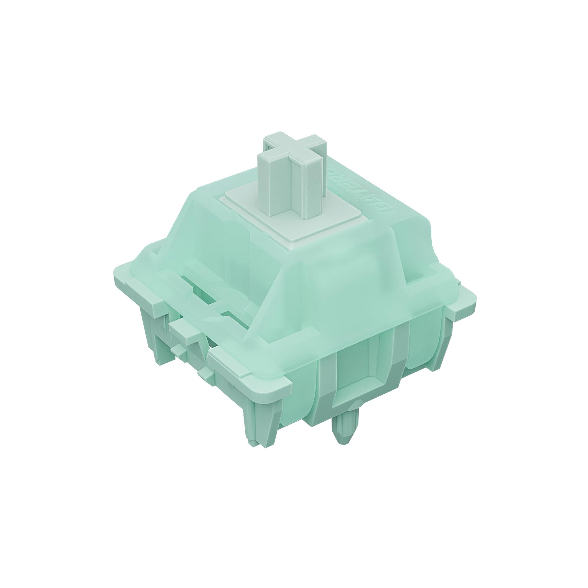 DRAOZA Gateron Mint Switches 22mm Double Segment Spring 55gf Pre-lubed 5 Pin Linear Keyboard Switches Compatible MX Mechanical Gaming Keyboard(90pcs Patch Lamp)