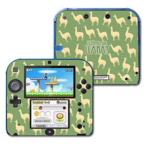 MIGHTY SKINS Nintendo 2DS Skin - Llama Vinyl Decal Wrap, Durable & Easy to Apply, Model NI2DS-Llama, Made in The USA