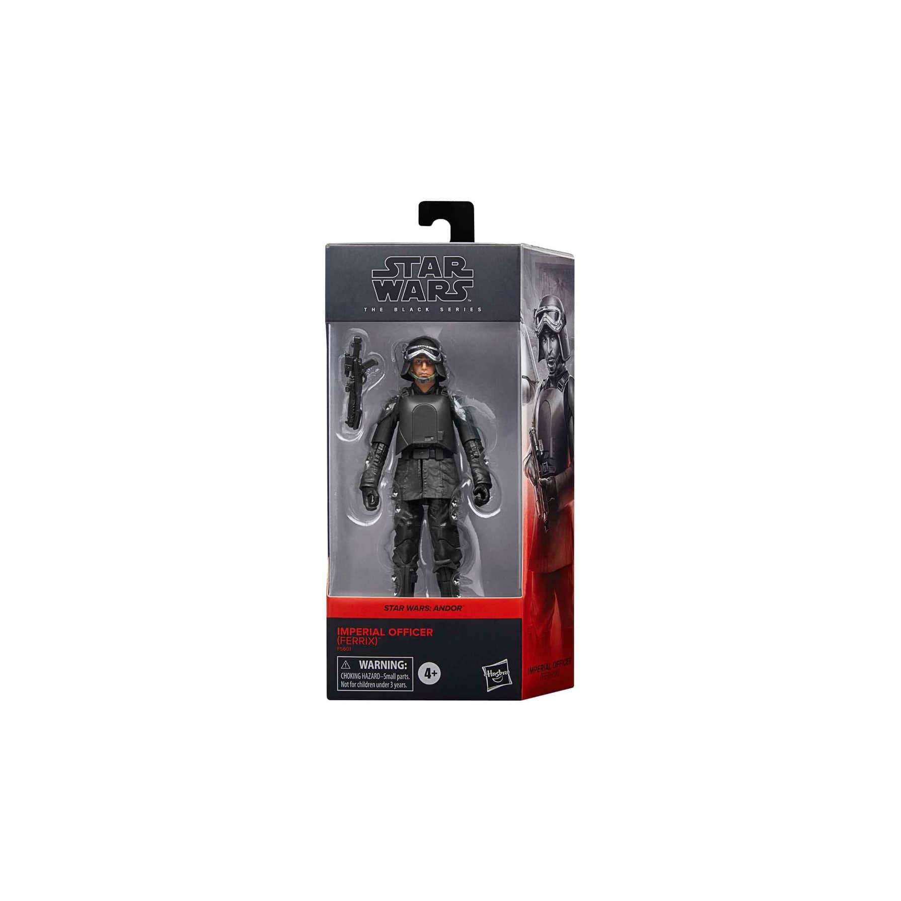 Hasbro Star Wars The Black Series Imperial Officer Action Figure - Black, Model F56015L0, Plastic Material