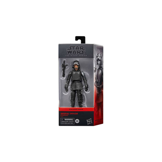 Hasbro Star Wars The Black Series Imperial Officer Action Figure - Black, Model F56015L0, Plastic Material