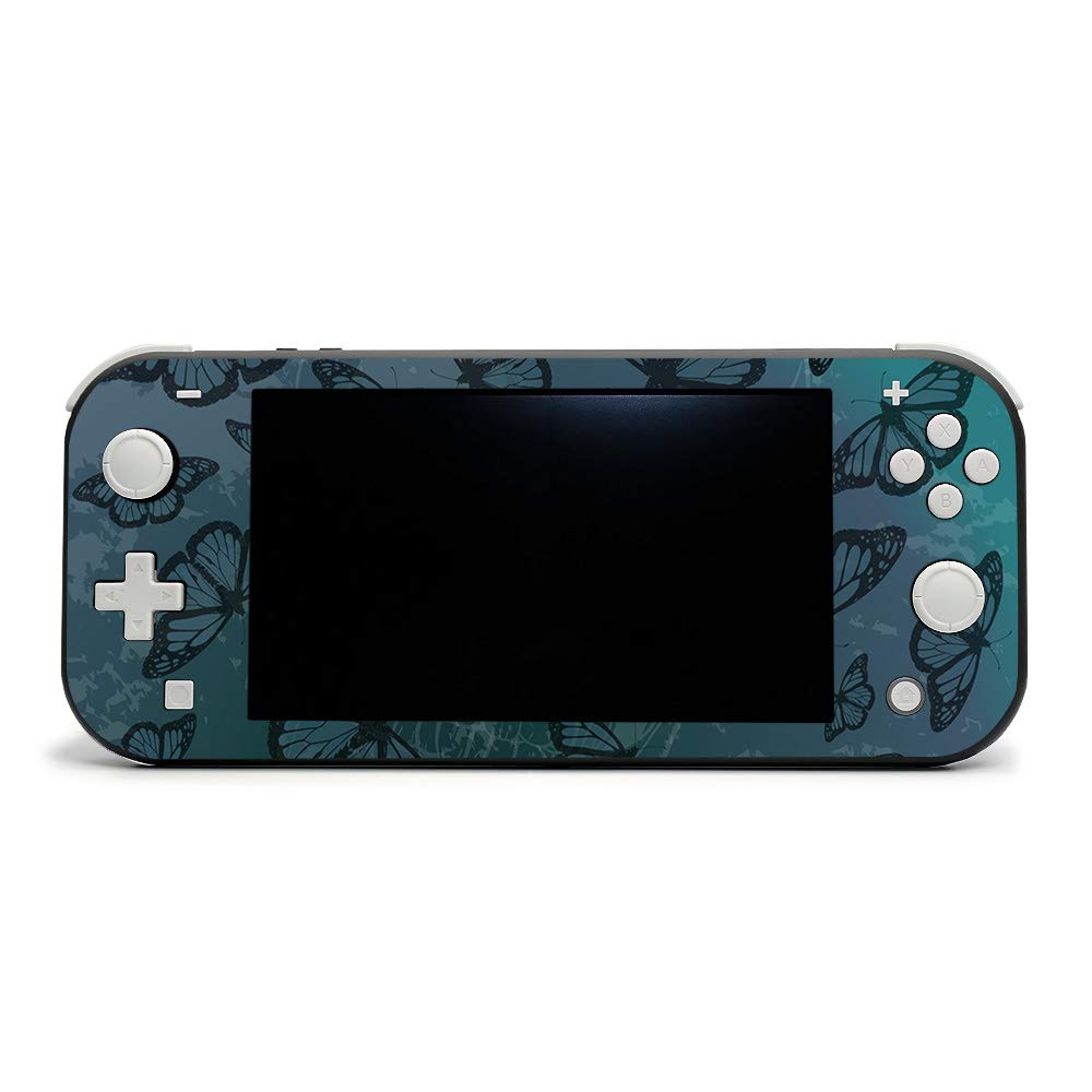 MightySkins Skin Compatible with Nintendo Switch Lite - Dark Butterfly | Protective  Durable  and Unique Vinyl Decal Wrap Cover | Easy to Apply  Remove  and Change Styles | Made in The USA