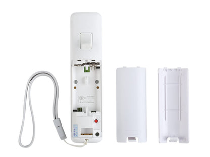 Trenro Wii Remote Controller Battery Cover Replacement - 2 Pack, White, Compatible with Nintendo Wii U, Durable ABS Material