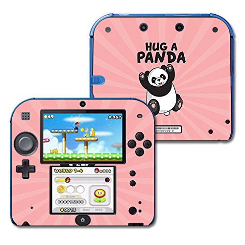 MIGHTY SKINS Nintendo 2DS Skin - Hug A Panda Vinyl Decal Wrap, Durable & Protective Cover, Easy Application, Made in USA