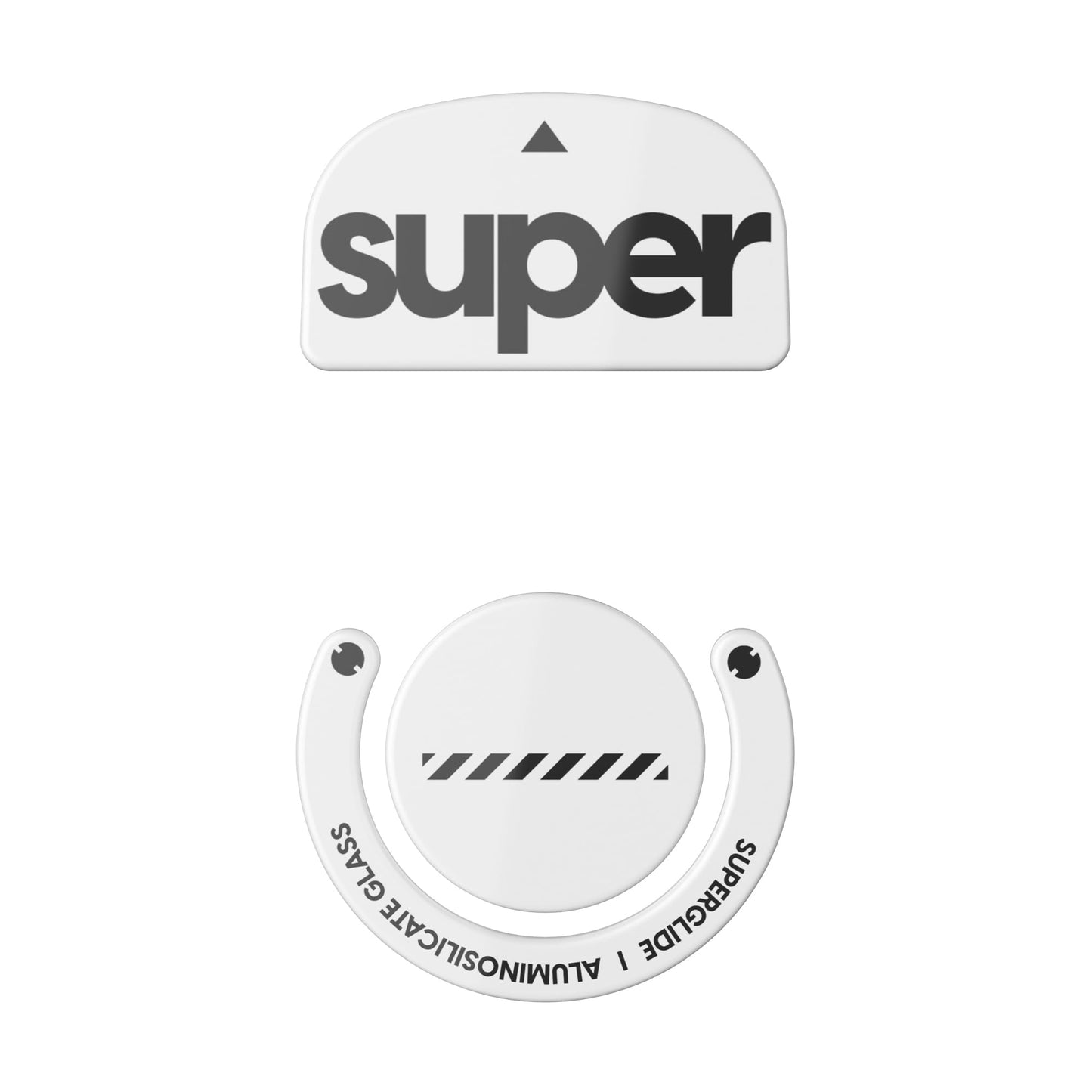 Pulsar Gaming Gears Superglide Mouse Skates - Polished Round Edge, Durable Sole for Logitech G Pro X Superlight, White
