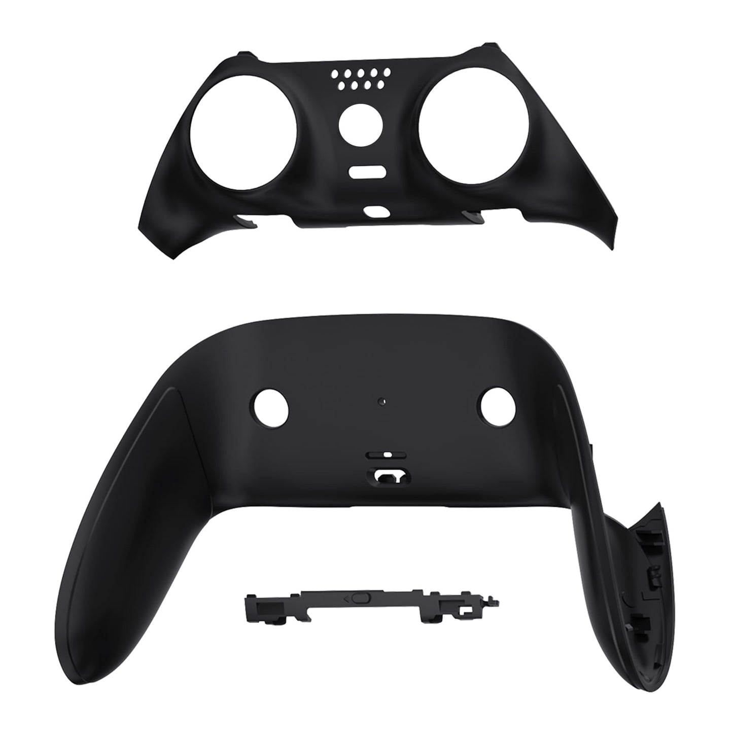 eXtremeRate PS5 Edge Controller Decorative Trim Shell, Custom Black Plates, Model CXQEGP006-JY