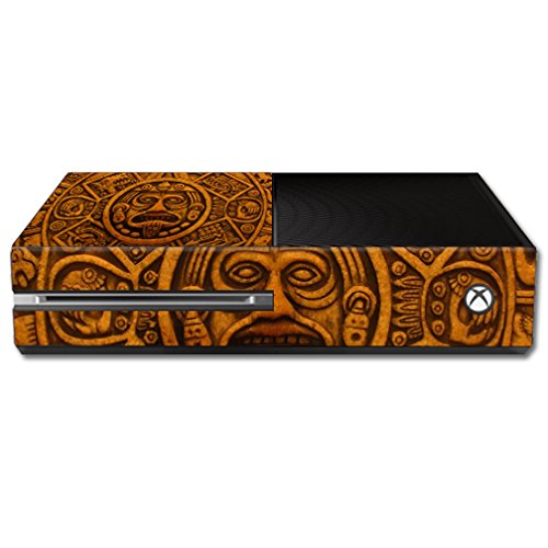 MightySkins Skin Compatible with Microsoft Xbox One - Carved Aztec | Protective, Durable, and Unique Vinyl Decal wrap Cover | Ea