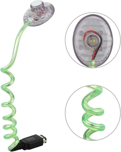 Fansoftiks Flexible LED Night Worm Light for Game Boy Color - No Batteries Needed, Console Lamp Accessories