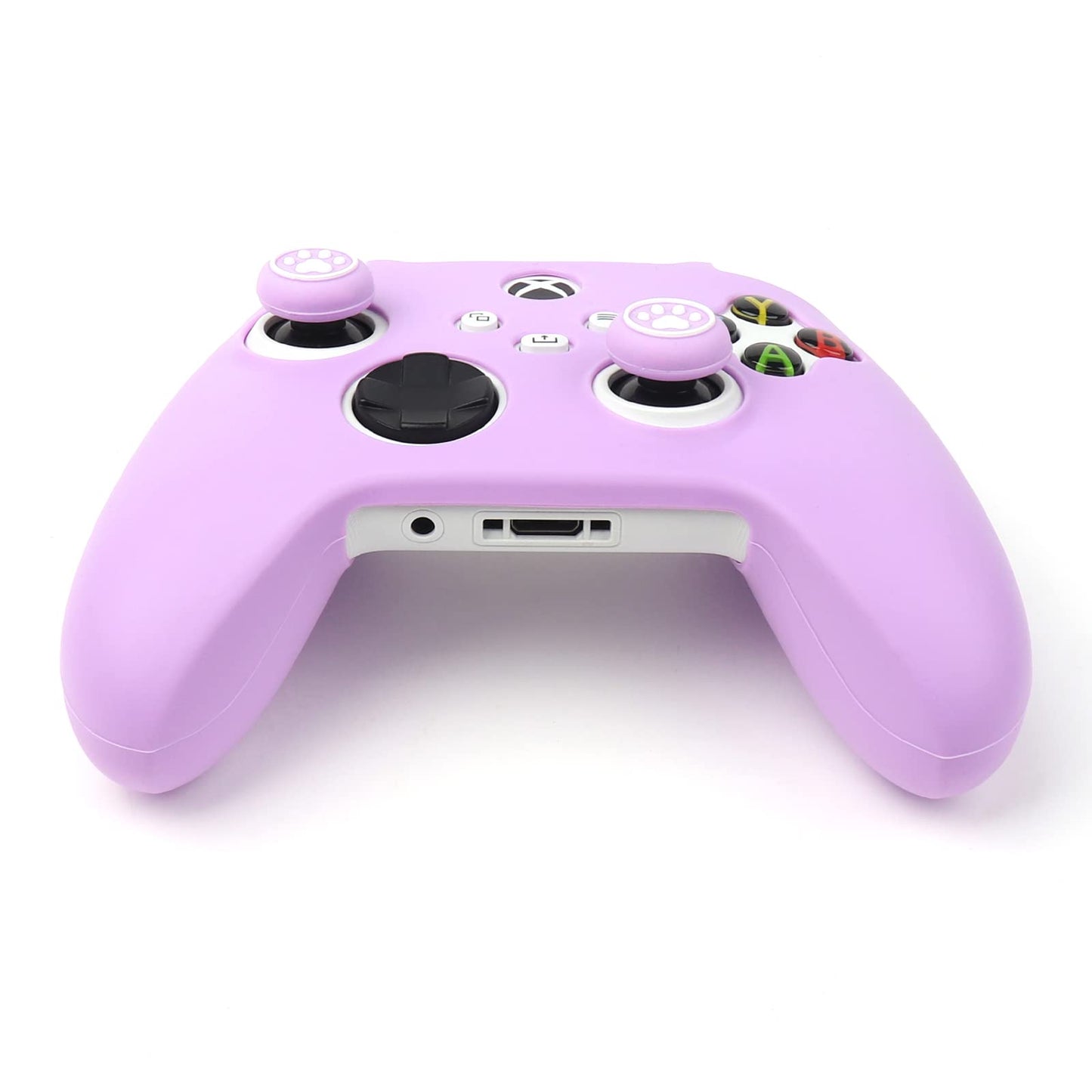 RALAN Xbox Series Controller Skin - Anti-Slip Silicone Cover with 6 Purple Thumb Grips