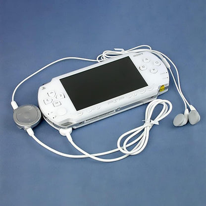 OSTENT Stereo Earphones with Remote Control for Sony PSP 1000 - White, Model 220700