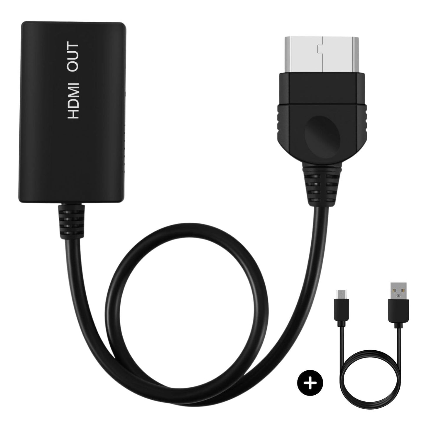 TNP for Original Xbox HDMI Adapter, HDMI Cable for Xbox One Converter Link Cable Connector Compatible with Original Xbox Console