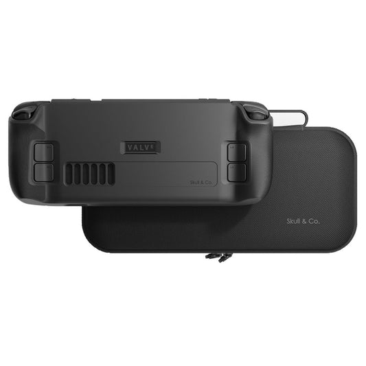 Skull & Co. GripCase Bundle for Steam Deck: Soft Protective Case with Textured Grips Full Protection and Stand, Non-Slip and Ant