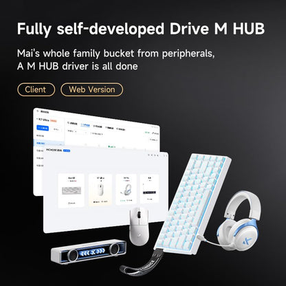 Hyekit K7 Ultra Wireless Gaming Mouse - 42K DPI, 59g, 8K Polling, 5 Programmable Buttons, Black