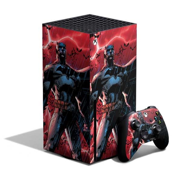 Skinit Decal Gaming Skin Compatible with Xbox Series X Bundle - Officially Licensed DC Comics Batman All Star Batman & Robin  The Boy Wonder Cover #2 by Jim Lee Design