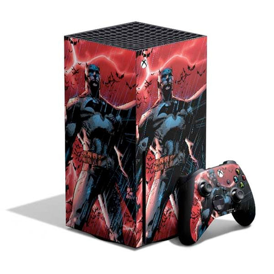 Skinit Decal Gaming Skin Compatible with Xbox Series X Bundle - Officially Licensed DC Comics Batman All Star Batman & Robin  The Boy Wonder Cover #2 by Jim Lee Design