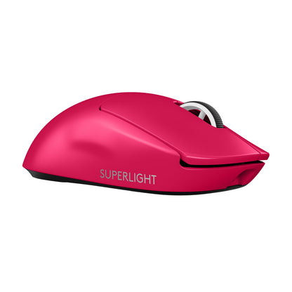 Logitech G PRO X Superlight 2 Wireless Gaming Mouse, 32,000 DPI, 5 Buttons, USB-C Charging, Lightweight, Magenta, Model 910-006795