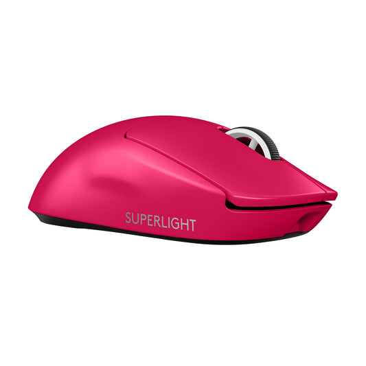 Logitech G PRO X Superlight 2 Wireless Gaming Mouse, 32,000 DPI, 5 Buttons, USB-C Charging, Lightweight, Magenta, Model 910-006795